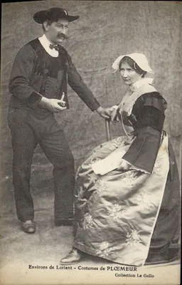Entorno de Lorient - Trajes de Plœmeur — Colección Le Gallo