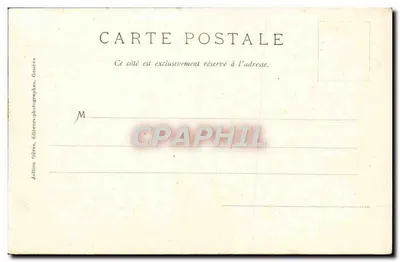 Genève - Het Theater — J.J. 649 — uitgever Jullien Frères — Achterkant