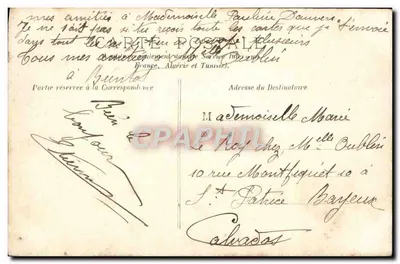 Nice — Publiczny Ogrodek — Wydawca L. Korf, nr 820 — Rewers