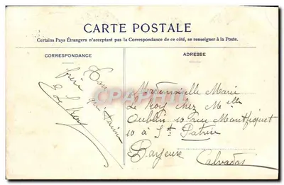 La Louis d'Hyères — Appareillage de l'Escadre pour le Combat de nuit — A. Bougault, n° 681 — Verso