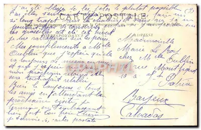 Tangage w burze pancernika eskadry z ładownością około 25 ton — A. Bougault — nr 422 — Rewers