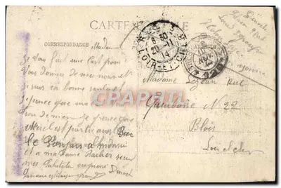 Nancy — Bombardeio dos dias 9-10 de setembro de 1914 — Imprentas Reunidas de Nancy — Verso