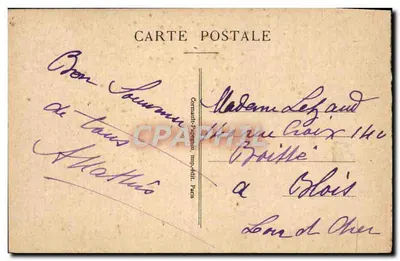PARIS — A Avenida do Bois de Boulogne e o Arco do Triunfo da Estrela — A.P. n°284 — Verso