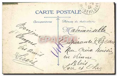 Angers. Most Basse-Chaine i Zamek — L.V.&Cie, n°270 — Rewers