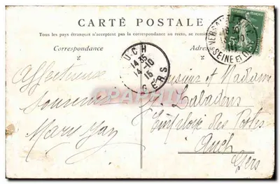 Versailles. — Le Bassin de Latone. — Éditeur : C. L. B. (imprimé en bas à droite) — Verso