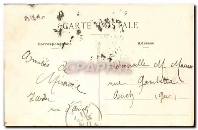 Mirande — Palácio de Justiça — Hébert & Cie, n° 23 — Verso