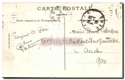 Paryż — Arc de Triomphe — wydawca nieznany — Rewers