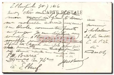 Elbeuf — Ogólny widok — Wydawca C.M. n°143 — Rewers