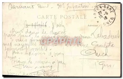 Castelo do Parc — Châteauroux — Editor: 506 — Verso