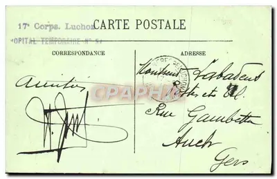 Luchon — Szpital Francuski i Port Vénasque — LL. nr 166 — Rewers