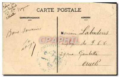 Biarritz - Kasyno Bellevue i zachód słońca — M.D. n°134 — Rewers