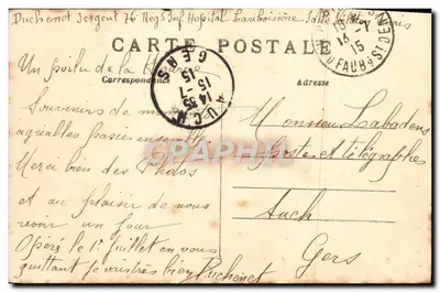 Paris — A Coluna Vendôme — C. M. n°36 — Verso