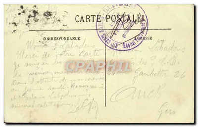 Angoulême — Saint-Cybard und das Tal der Charente — LL. — Nr. 8 — Rückseite