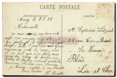 NANCY - Le Point-Central - Rue Saint-Jean — Imprimeries Réunies de Nancy, n°186 — Rewers