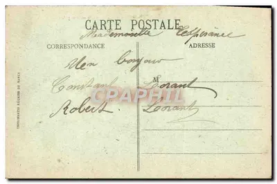 Environ de Brest — La Route Nationale au Bourg de GUIPAVAS — Éditeur : Imprimeries Réunies de Nancy, n° 118 — Verso