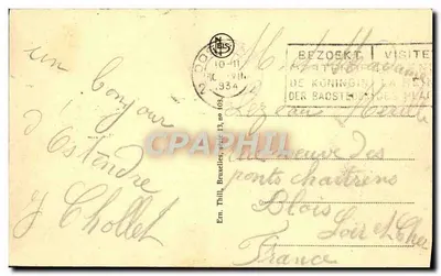 Ostende — La Digue, Dijk — editor Neis, n° 13 — Verso