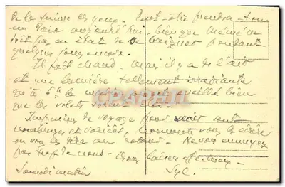 Alger — Mezquita El Djedid i Plac Rządu — Kolekcja Régence - A. L. Cost, Alger — Rewers