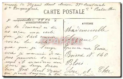 Vista de rua em Lezardrieux — editor desconhecido, n° 4 — Verso