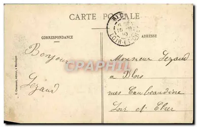 Kamienie Plaid — Celtyczne zabytki w kantonie Hurriel (Allier) — Cliché Louis Prévost, n°300 — Rewers