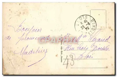 Le Croisic (Loire-Inf.) — Sur la Côte La Croix : « A ma Fille » — éditeur Pasteur, n° 105 — Rewers