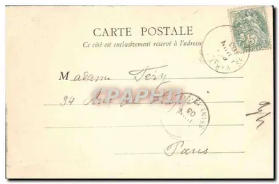 Marly-le-Roi — Grade do Castelo de V. Sardou — A. Bourdier, imp.-édit., Versailles — Verso