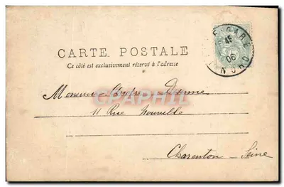 Um pequeno copo de licor — A.N. Paris — série III — Verso