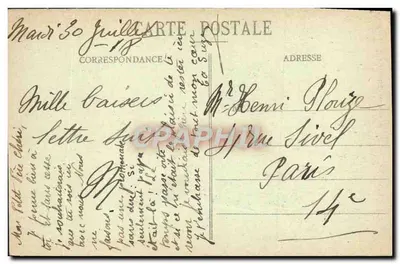 Chartres (E.-et-L.) — L’Eure przy Młynie Barre — Ch. Foucault, wyd., Dreux, n° 136 bis — Rewers
