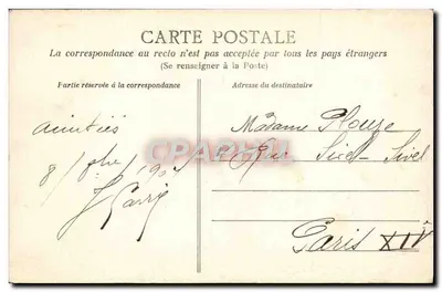 Chartres — A Courtille e o desaguador — Coll. AD — Verso