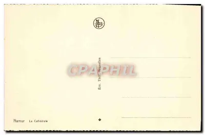 Namur — A Catedral — Ern. Thill, Bruxelas — Verso