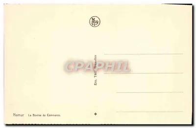 Namur — Bursa Handlowa — Ern. Thill, Bruksela — Rewers