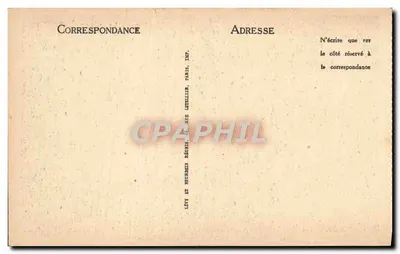 Lourdes — La Aparición — editor Letellier, París, n° 7597 — Reverso