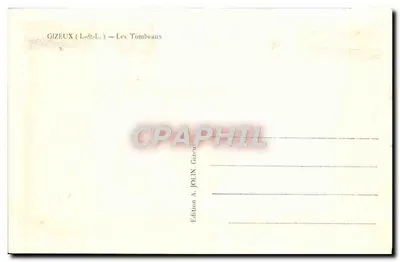 Gizeux (I.-&-L.) — Os Túmulos — Edição A. Jolin — Verso