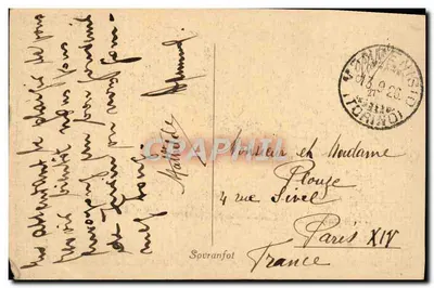Torino — panorama — Poste-Italienne — Rewers