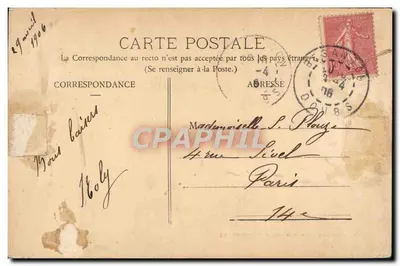 Besançon - Rochos da Cidadela em Tarragnoz — editor desconhecido, n° 98 — Verso
