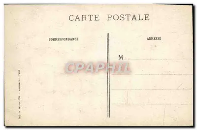 Vermelles (P.-de-C.) — As ruínas do magnífico Castelo — J. Courcier, 8, rue Simon-le-Franc, Paris — Verso