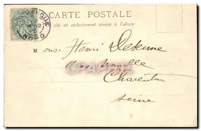 Dunkerque — Het schilderij van Jean-Bart — door Madame Demont-Breton — Achterkant