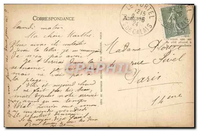 Le Portel - Um dia de tempestade - Edição do Bazar Portélois SELECTA, n°4013 — Verso