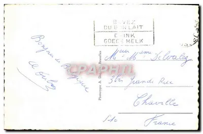 Bruksel - Dom starożytnych Duców Brabancji (dawniej Giełda) — wydawca HIBERT, nr 2 — Rewers