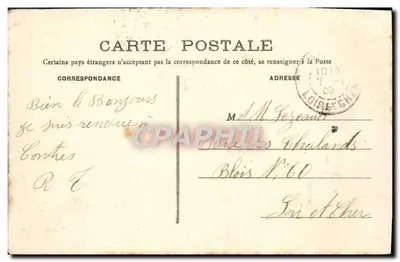 Contres - A Igreja — editor Pillard, n° 110 — Verso
