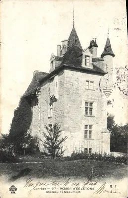 Bilhete postal antigo Rosier D'Egletons Château De Meaumont