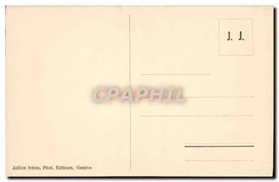 Chamonix — Chapeau i Aiguilles Rouges — J.J. 6644 — Rewers
