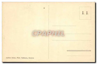 Chamonix - L'Église et le Brévent — J. J. 5993 — Verso