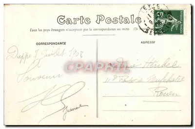 Dieppe — Le Pollet — E. Jarcouche — Verso