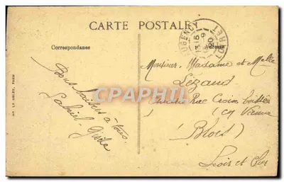 Beaugency (Loiret) — Wgląd ogólny — Most nad Loarą — Wieża Cezara i Zegar Świętego Firmina — DRLÉANS — Rewers