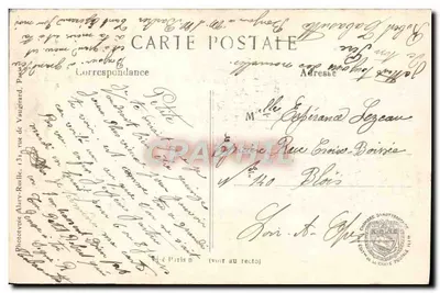 Ingang van een schachtaanleg in een bos van de Argonne — De Oorlog 1914-15 — L. C. H. Paris n°251 — Achterkant