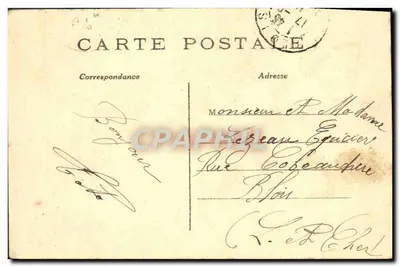 Paris - Bois de Boulogne - A ponta do Grande Lago — C.M. n°321 — Verso