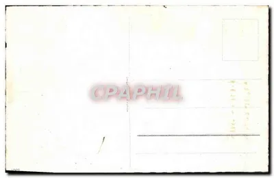 Corações e flores — jovem casal dentro de um coração — Gruss aus Frankreich — Verso