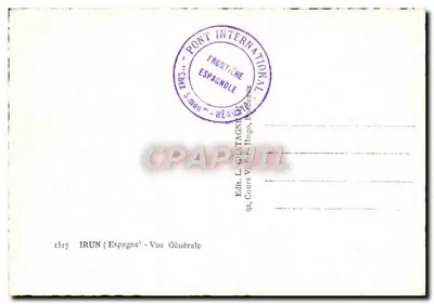 Forte St Martial — vista geral — Editor L. Chatagnier, 1517 — Verso