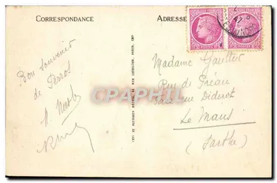Perros-Guirec — Ogólny widok Trestraou — LL. n°170 — Rewers