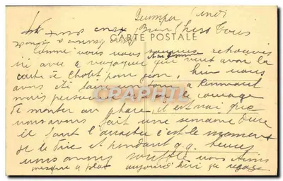 Penmarch (Finistère) — Leuchtturm Eckmühl — Verlag: Tarnac — Rückseite